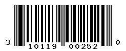 upc 310119002520 barcode image