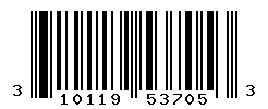 UPC barcode number 310119537053