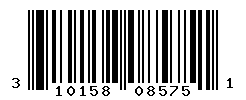 UPC barcode number 310158085751
