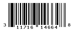 UPC barcode number 311716146648