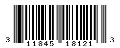 UPC barcode 311845181213