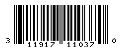 UPC barcode number 311917110370