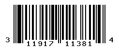UPC barcode 311917113814