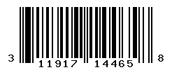 UPC barcode number 311917144658