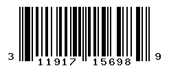 UPC barcode number 311917156989