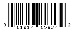 UPC barcode number 311917158372