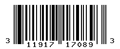 UPC barcode number 311917170893