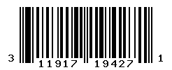 UPC barcode number 311917194271