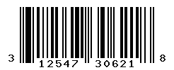 UPC barcode number 312547306218