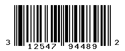 UPC barcode number 312547944892