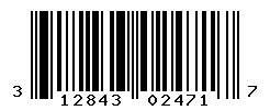 UPC barcode 312843024717