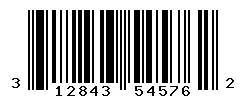 UPC 312843545762 barcode image