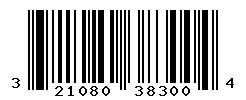 UPC barcode number 3210802383004