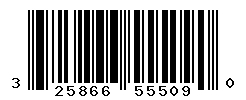UPC barcode number 325866555090