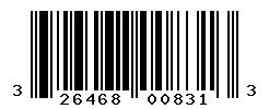 UPC barcode number 3264680008313