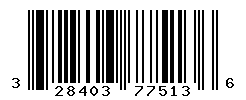 UPC barcode number 3284033775136