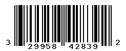 UPC barcode number 329958428392