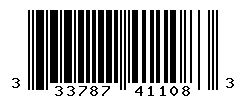 UPC barcode number 3337872411083