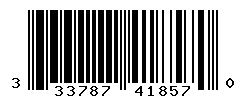 UPC barcode number 3337872418570