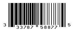 UPC barcode number 3337875588775