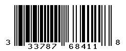 UPC barcode number 3337875684118