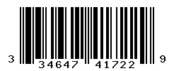 UPC barcode number 3346470417229