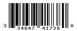 UPC barcode number 3346470417380