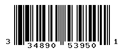 UPC barcode number 3348900539501