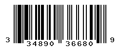 UPC barcode number 3348901366809