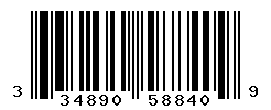 UPC barcode number 3348901588409