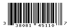 UPC barcode number 3380811451107