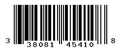 UPC barcode number 3380811454108