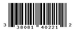 UPC barcode number 3380814402212
