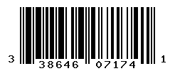 UPC barcode number 3386460071741