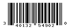 UPC barcode number 3401321549020