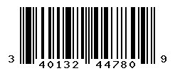 UPC barcode number 3401329447809