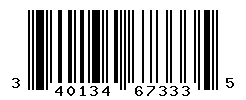 UPC barcode number 3401346673335