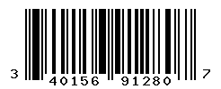 UPC barcode number 3401560912807