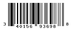 UPC barcode number 3401560936988