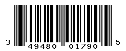 UPC barcode number 3494800017905