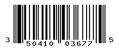 UPC barcode number 3504105036775 lookup