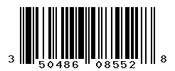 UPC barcode number 350486085528