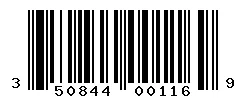 UPC barcode 3508441001169