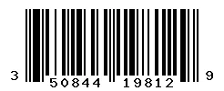UPC 350844198129 barcode image