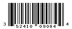 UPC barcode number 352410090844