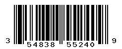 UPC barcode number 354838552409