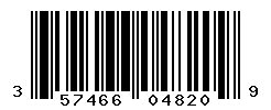 UPC barcode number 3574660048209
