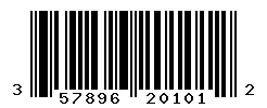 UPC barcode 357896201012