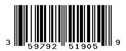 UPC barcode number 3597920519059