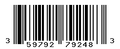 UPC barcode number 3597920792483